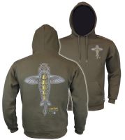 Vass Mikina Carp Rising Hoodie Khaki - XL