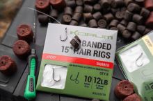 Korum Náväzec Banded Hair Rigs Barbless 8 ks Dĺžka 15 (4)