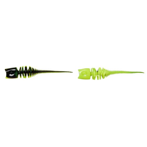 Dam Gumová Nástraha Effzett Garlic Trout Lure UV Yellow/Black 6 cm 10 ks