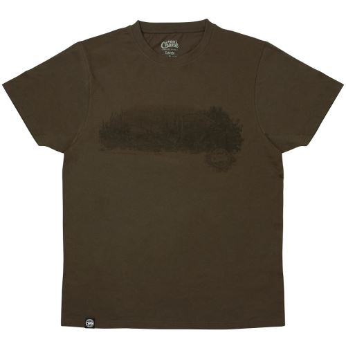 Fox Tričko Chunk Dark Khaki Scenic T Shirt