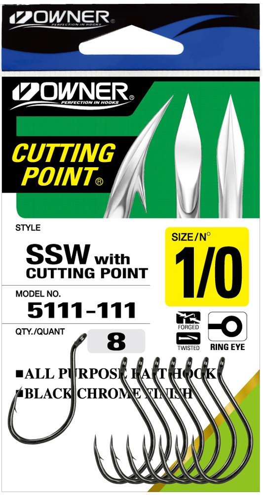 E-shop Owner háčik s očkom + cutting point 5111-veľkosť 2/0