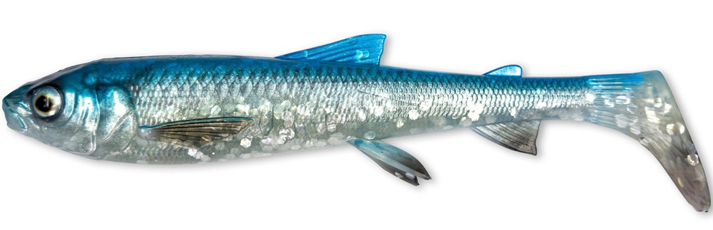 Savage gear gumová nástraha 3d whitefish shad blue silver - 20 cm 62 g