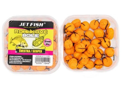 Jet fish rohlíkové boilie 40 g - slivka scopex