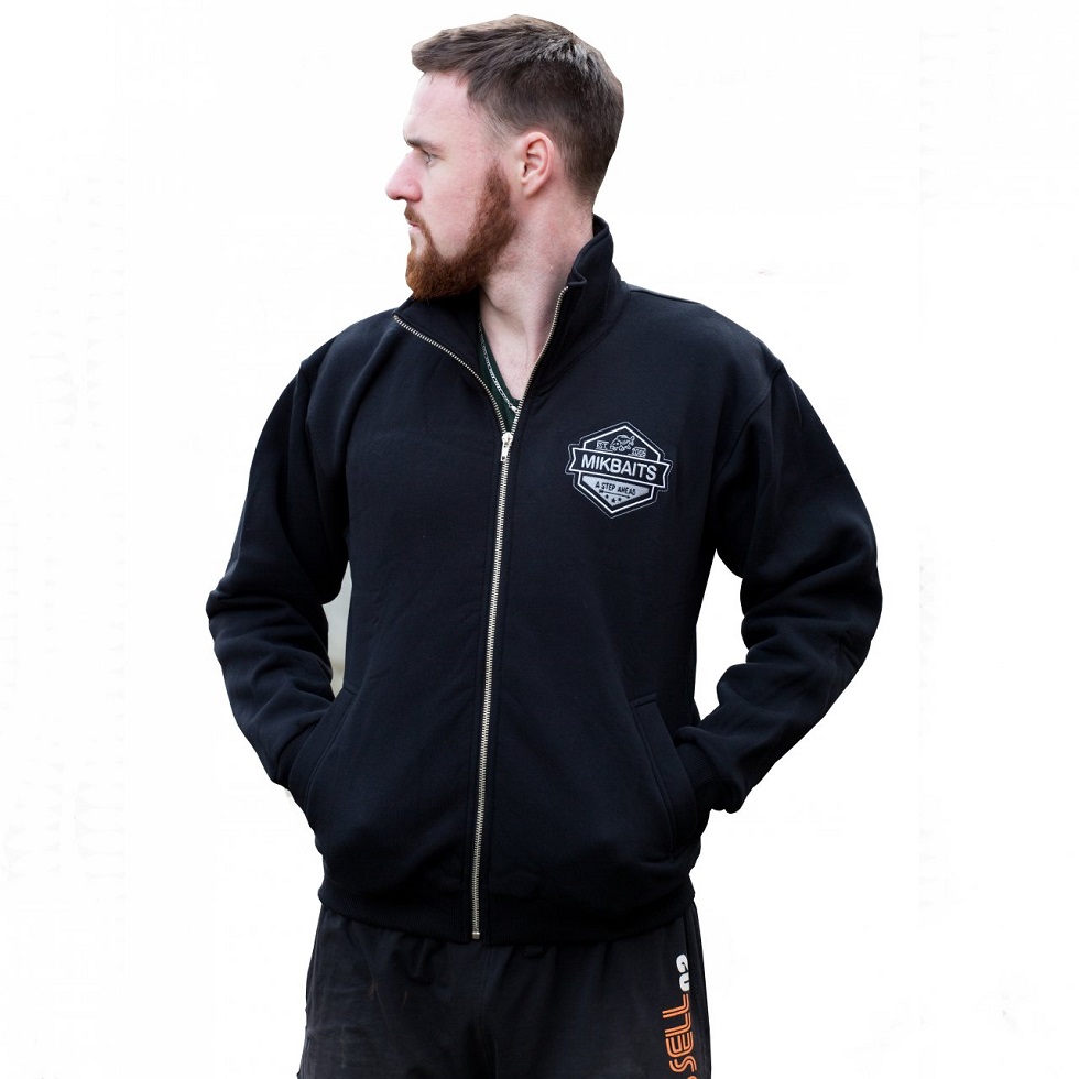 E-shop Mikbaits mikina team čierna-veľkosť l