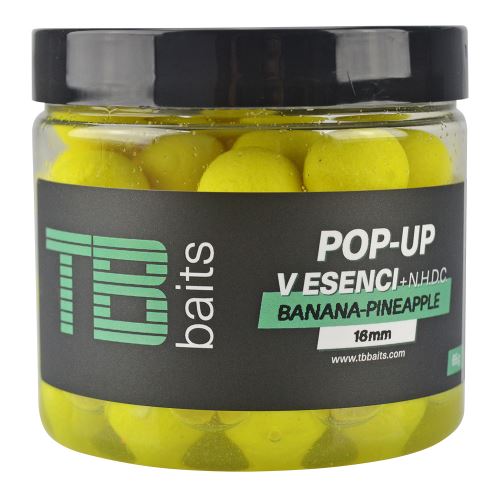 TB Baits Plávajúce Boilie Pop-Up Yellow Banana Pineapple + NHDC 65 g