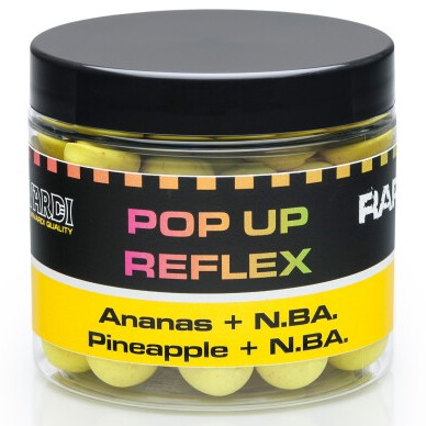 E-shop Mivardi plávajúce boilies rapid popup reflex 50 g 10 mm-pineapple + n.ba.