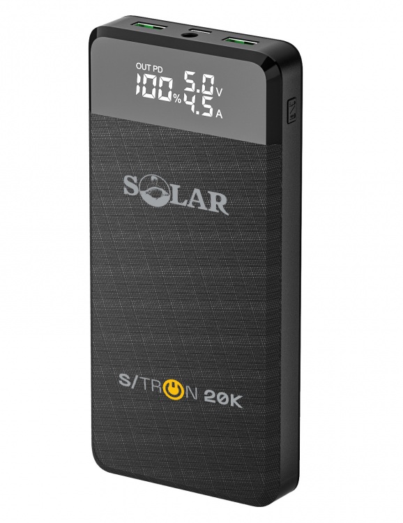 Solar powerbanka s-tron powerpack 20k