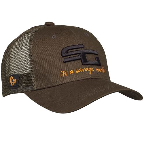 Savage Gear Šiltovka SG4 Cap One Size Olive Green