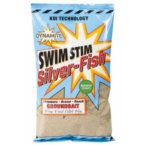 Dynamite Baits Vnadiaca Zmes Groundbait Swim Stim Silver Fish Betaín Green 900