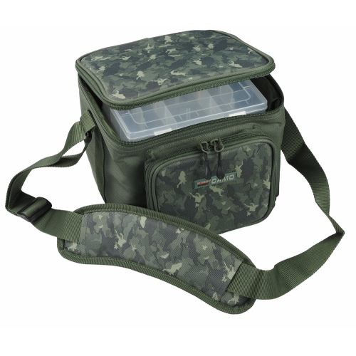 Mitchell Taška MX Camo Tackle Bag L + 4 Tackleboxy