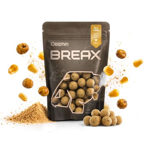 Delphin Boilies BreaX NutCAKE Tygrí Orech Scopex Sladká Kukurica 300 g