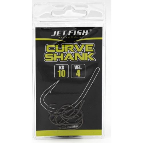 Jet Fish Háčiky Curve Shank 10 ks