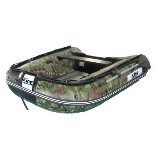 KING nafukovací rybářský člun camo délka 3,3m