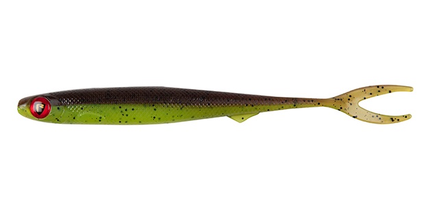 Fox rage gumová nástraha slick finesse super soft uv green pumpkin - 13 cm