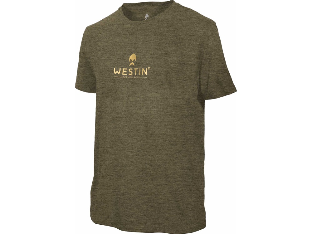 E-shop Westin tričko style t-shirt moss melange - xxxl