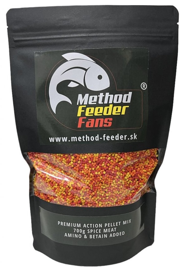 Method feeder fans pelety premium action fluo pellet 700 g - spice meat