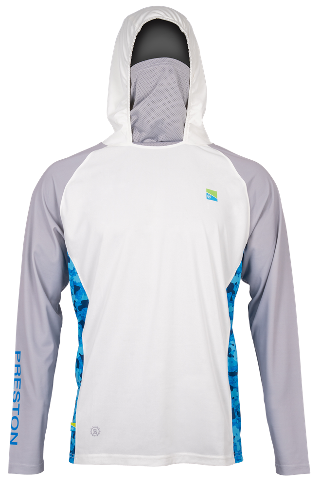 E-shop Preston innovations tričko performance hooded sun shirt upf-40 - m