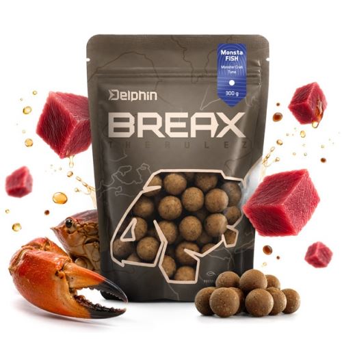 Delphin Boilies BreaX MonstaFISH Monster Krab Tuňák 300 g