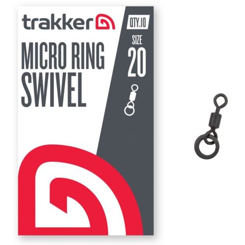 Trakker Obratlík S Krúžkom Micro Ring Swivel Veľkosť 20 10 ks