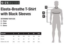Nash Tričko Elasta-Breathe T-Shirt Black Sleeves (1)