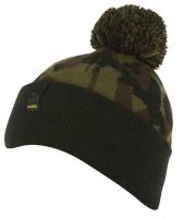 Avid Carp Čiapka Black And Camo Bobble Hat