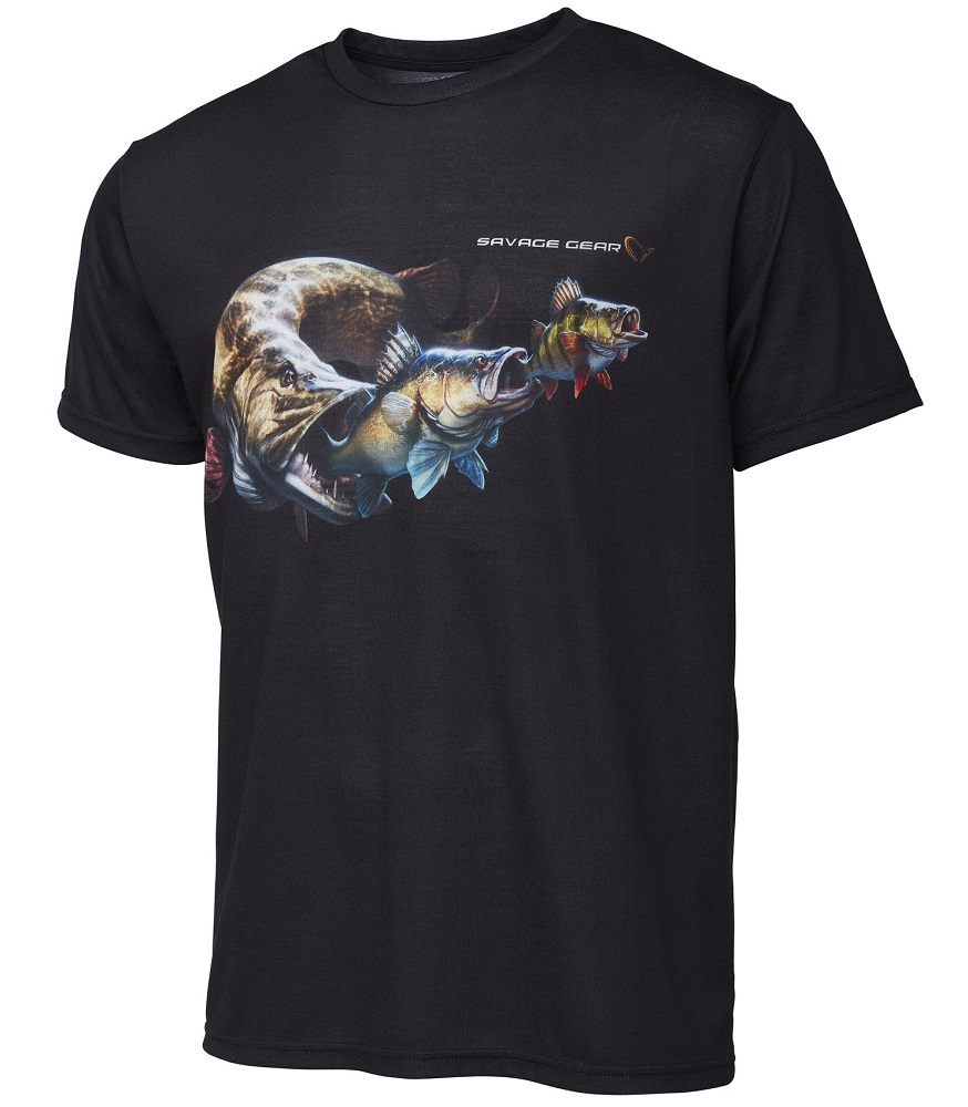 E-shop Savage gear tričko cannibal tee black - m