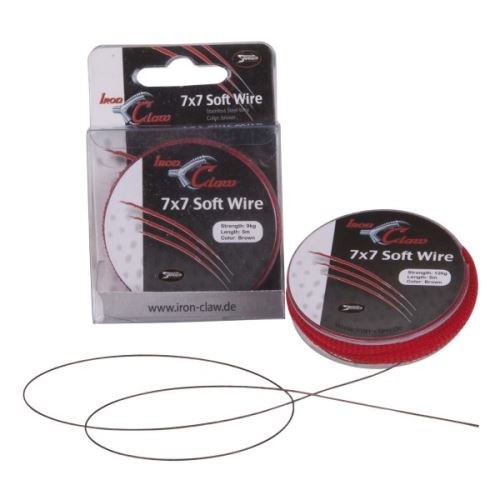Iron Claw Pletená oceľová šnúra 7 x 7 Wire