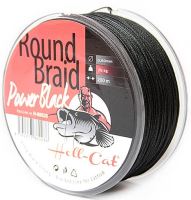 Hell-Cat Splietaná Šnúra Round Braid Power Black 200 m (1)