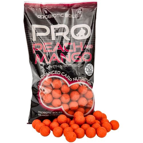 Starbaits Boilie Probiotic Peach Mango + N-Butyric