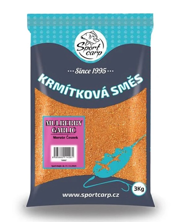 Sportcarp krmítková zmes 3 kg - mulberry garlic