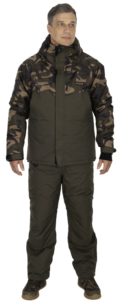 E-shop Fox zimný oblek khaki/camo wintersuit - xl