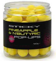 Sticky Baits Plávajúce Boilies Pineapple Pop-Ups 100 g