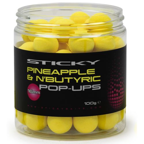 Sticky Baits Plávajúce Boilies Pineapple Pop-Ups 100 g