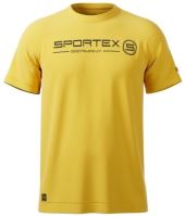 Sportex Rybárske Tričko T-Shirt Žlté s Logom - XXXL