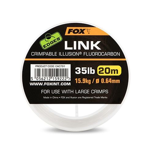 Fox Fluorocarbon Edges Link Illusion Číry 20 m