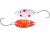 Westin Plandavka Fidusen Slim Orange White Clown 3 g 3,3 cm