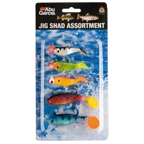 Abu Garcia Sada Gumových Nástrah Jig Shad Assortment 5 ks