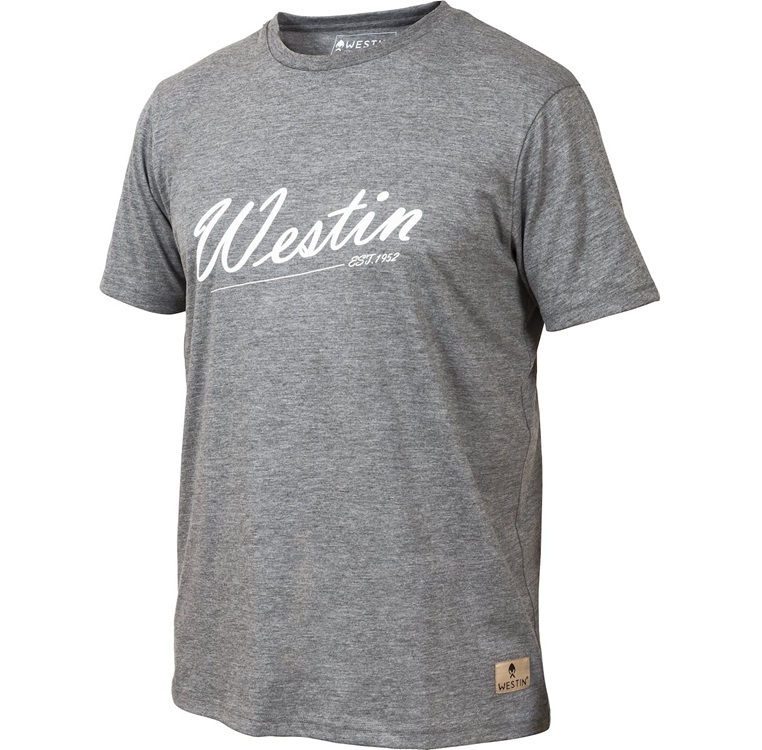 E-shop Westin tričko old school t-shirt grey melange - xxl