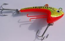 Balzer jigová hlava giant jig head fire shark - 650 g