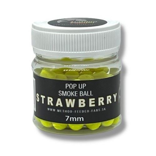 Method Feeder Fans Plávajúce Boilies Pop Up Smoke Ball 7 mm 50 ml