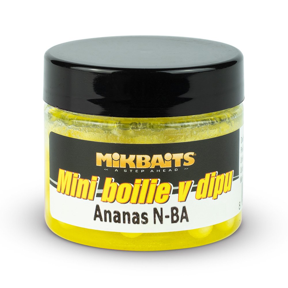 Mikbaits mini boilie v dipe 6-8 mm 50 m l- ananas n-ba