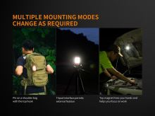 Fenix Nabíjacie Svietidlo CL26R Červená (6)