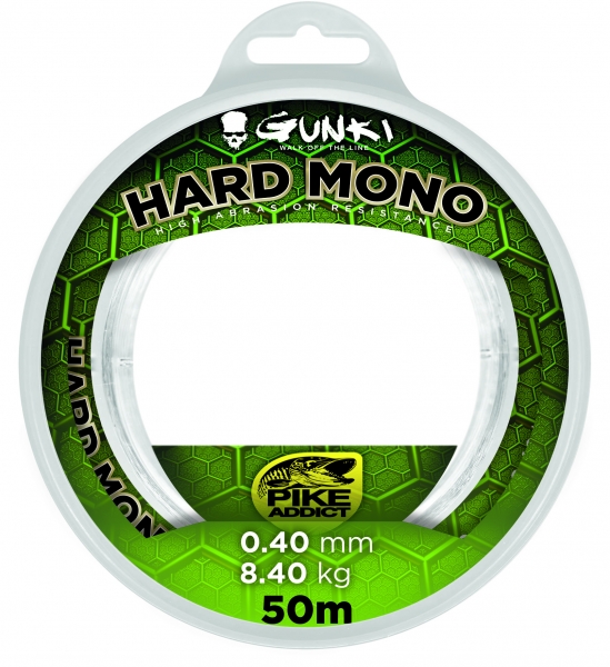 E-shop Gunki vlasec hard mono číra 50 m-priemer 1,00 mm / nosnosť 42 kg