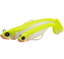Savage Gear Gumová Nástraha Minnow WL Sinking Green Silver 2+1 (2)