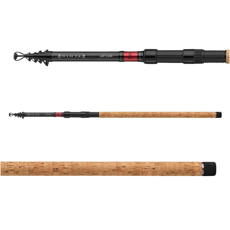 Daiwa prút ninja x tele carp 2,7 m 2 lb 6 dielov