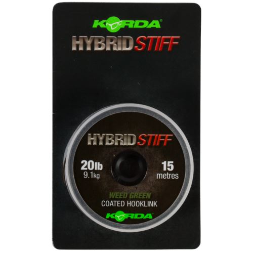 Korda Náväzcová Šnúra Hybrid Stiff 20 lb 15 m