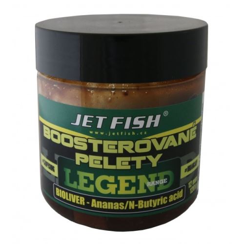 Jet Fish Boosterované Pelety Legend Range Bioliver-Ananás / N-butyric - 250 ml 12 mm