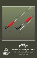 Fox Rage Predator Prevleky Red Treble Hook Sleeves 10 ks (2)