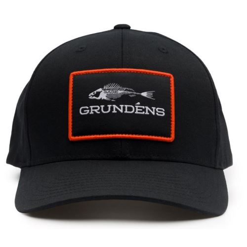 Grundéns Šiltovka Fish Bones Trucker 312 Black/Charcoal