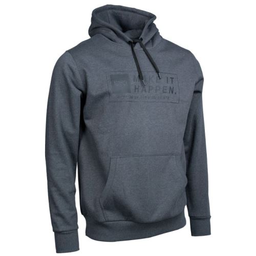 Nash Mikina Make It Happen Coordinates Hoody Grey Marl